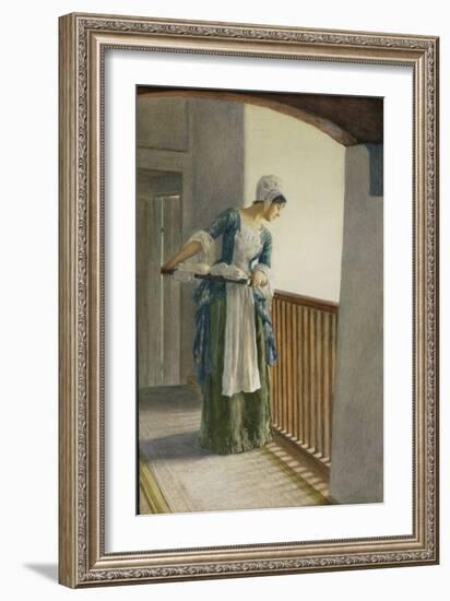 The Laundry Maid, c.1920-William Henry Margetson-Framed Giclee Print