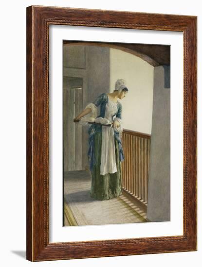 The Laundry Maid, c.1920-William Henry Margetson-Framed Giclee Print