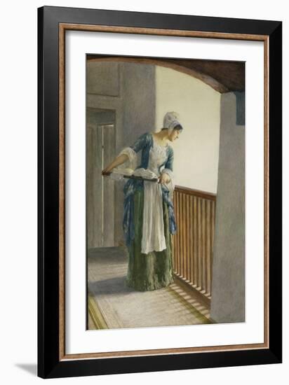 The Laundry Maid, c.1920-William Henry Margetson-Framed Giclee Print