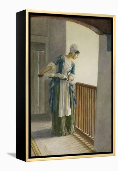 The Laundry Maid, c.1920-William Henry Margetson-Framed Premier Image Canvas