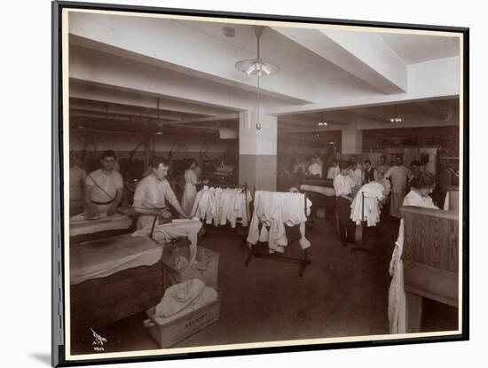 The Laundry Room at the Hotel Mcalpin, 1913-Byron Company-Mounted Giclee Print