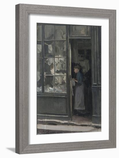 The Laundry Shop, 1885-Walter Richard Sickert-Framed Giclee Print