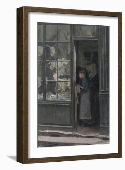 The Laundry Shop, 1885-Walter Richard Sickert-Framed Giclee Print