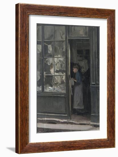 The Laundry Shop, 1885-Walter Richard Sickert-Framed Giclee Print