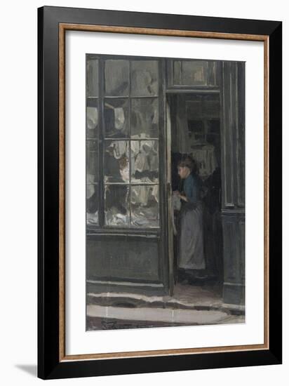 The Laundry Shop, 1885-Walter Richard Sickert-Framed Giclee Print