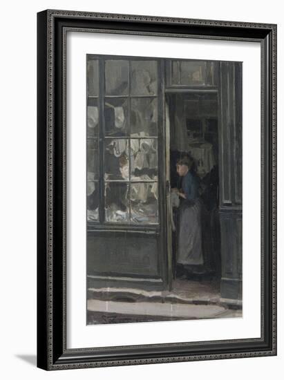 The Laundry Shop, 1885-Walter Richard Sickert-Framed Giclee Print