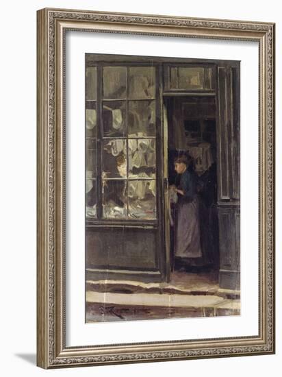 The Laundry Shop, 1885-Walter Richard Sickert-Framed Giclee Print