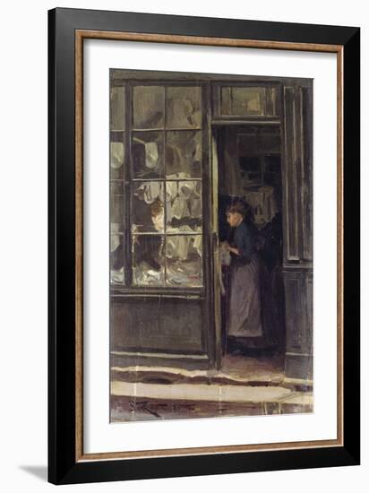 The Laundry Shop, 1885-Walter Richard Sickert-Framed Giclee Print