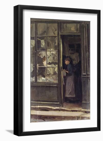 The Laundry Shop, 1885-Walter Richard Sickert-Framed Giclee Print