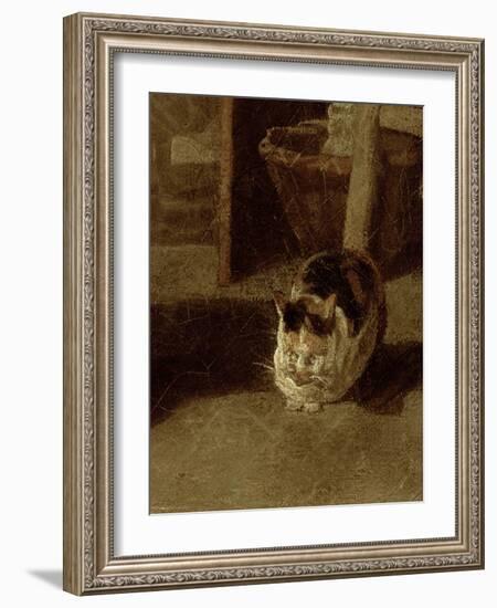 The Laundry Woman-Jean-Baptiste Simeon Chardin-Framed Giclee Print