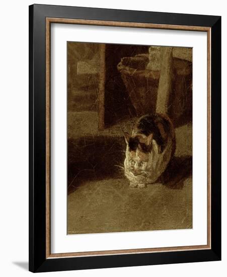 The Laundry Woman-Jean-Baptiste Simeon Chardin-Framed Giclee Print