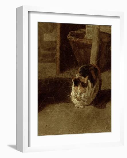 The Laundry Woman-Jean-Baptiste Simeon Chardin-Framed Giclee Print