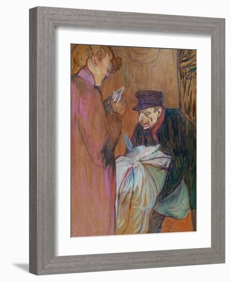 The Laundryman of the House, 1894-Henri de Toulouse-Lautrec-Framed Giclee Print