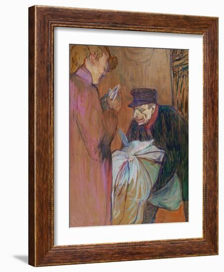 The Laundryman of the House, 1894-Henri de Toulouse-Lautrec-Framed Giclee Print