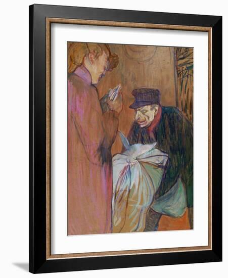 The Laundryman of the House, 1894-Henri de Toulouse-Lautrec-Framed Giclee Print