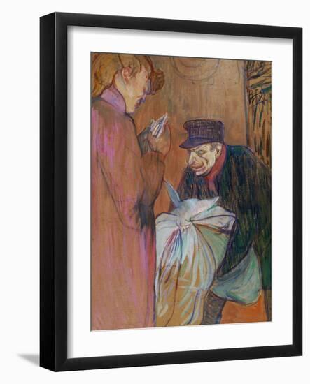 The Laundryman of the House, 1894-Henri de Toulouse-Lautrec-Framed Giclee Print