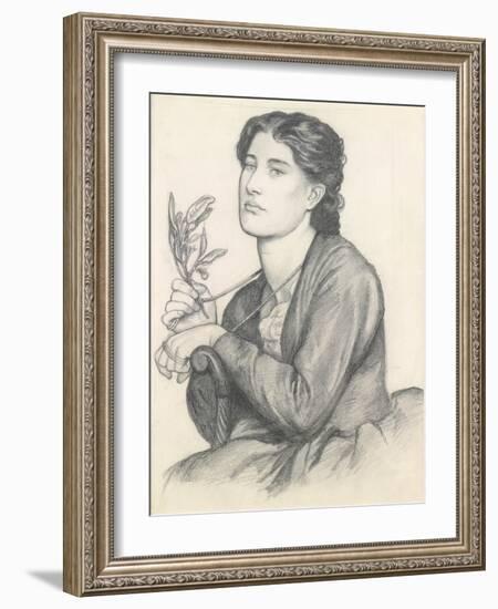 The Laurel-Dante Gabriel Rossetti-Framed Giclee Print