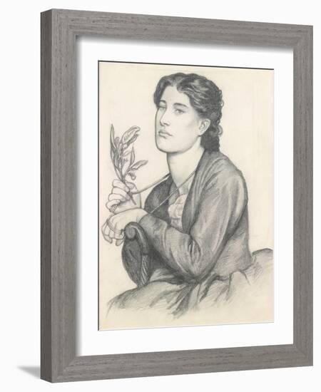 The Laurel-Dante Gabriel Rossetti-Framed Giclee Print