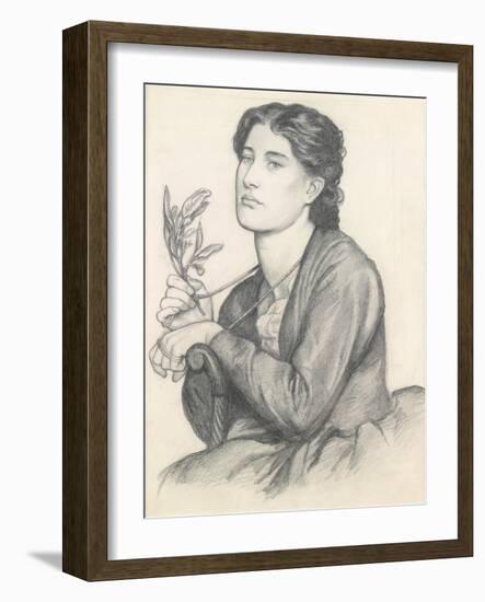 The Laurel-Dante Gabriel Rossetti-Framed Giclee Print