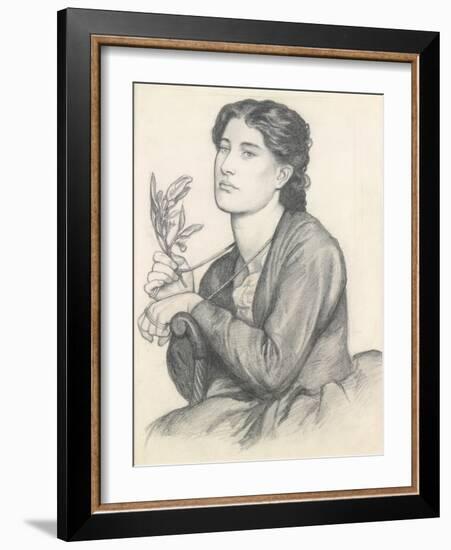 The Laurel-Dante Gabriel Rossetti-Framed Giclee Print