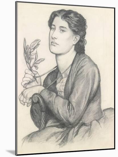 The Laurel-Dante Gabriel Rossetti-Mounted Giclee Print