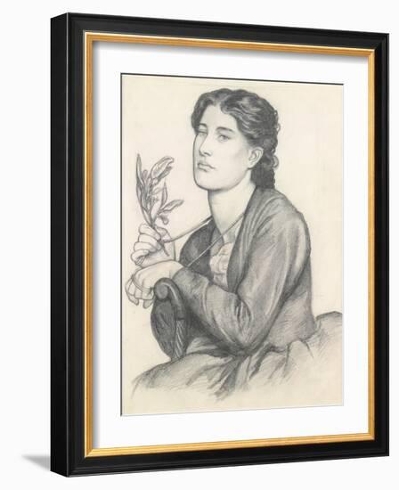 The Laurel-Dante Gabriel Rossetti-Framed Giclee Print
