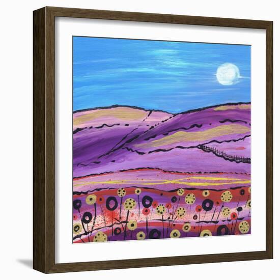 The Lavendar Fields-Caroline Duncan-Framed Giclee Print