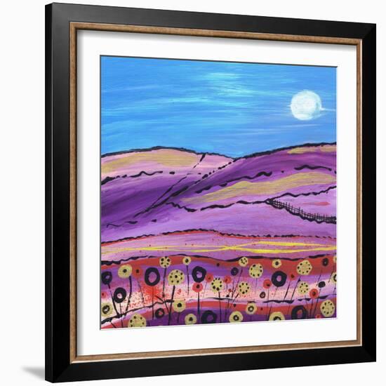 The Lavendar Fields-Caroline Duncan-Framed Giclee Print