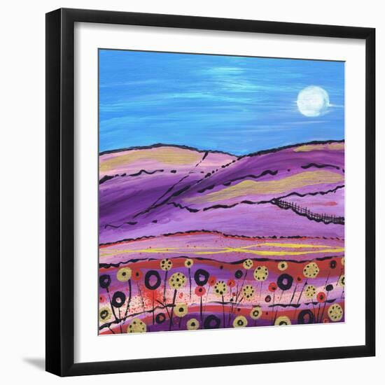 The Lavendar Fields-Caroline Duncan-Framed Giclee Print