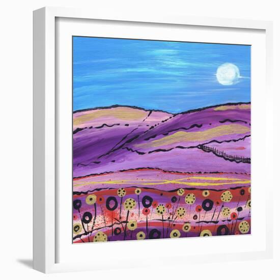 The Lavendar Fields-Caroline Duncan-Framed Giclee Print