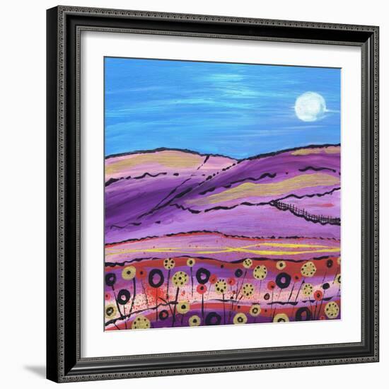 The Lavendar Fields-Caroline Duncan-Framed Giclee Print