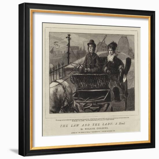 The Law and the Lady, a Novel-Sydney Prior Hall-Framed Giclee Print