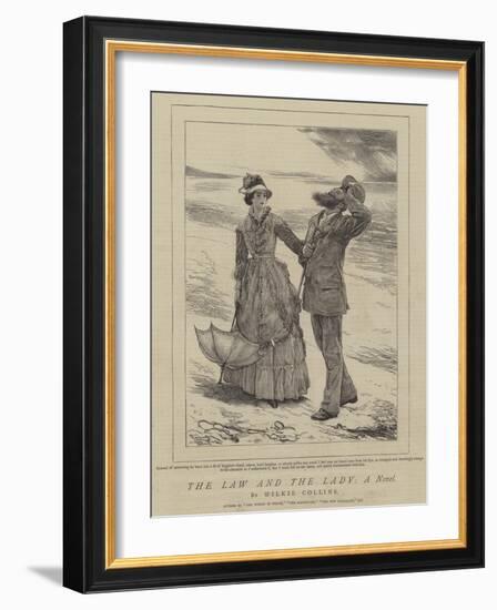 The Law and the Lady, a Novel-William Small-Framed Giclee Print