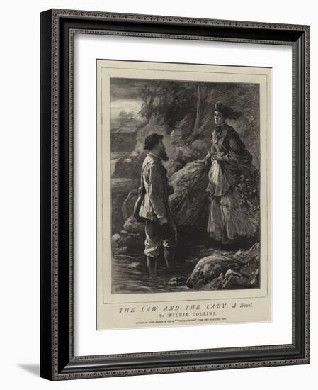 The Law and the Lady, a Novel-Henry Woods-Framed Giclee Print