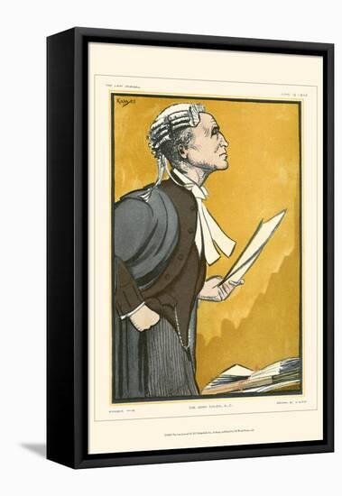 The Law Journal I-Kapp-Framed Stretched Canvas