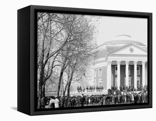 The Lawn and the Rotunda, U. of Va.-null-Framed Stretched Canvas