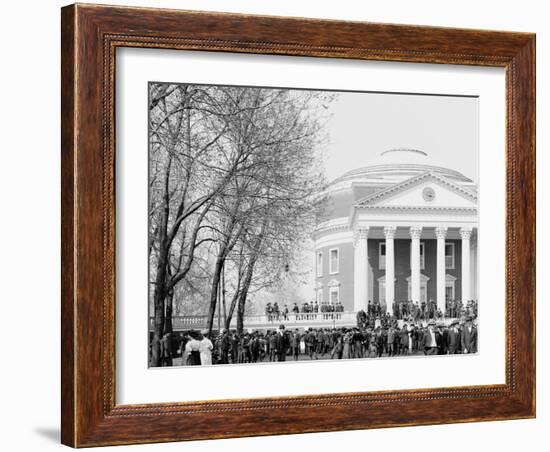 The Lawn and the Rotunda, U. of Va.-null-Framed Photo