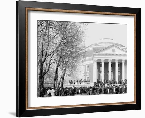 The Lawn and the Rotunda, U. of Va.-null-Framed Photo