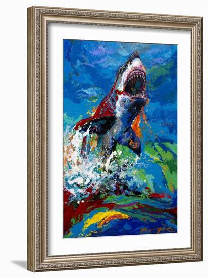 The Lawyer Breeching Great White Shark-Jace D. McTier-Framed Giclee Print