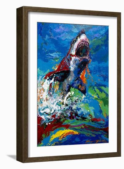 The Lawyer Breeching Great White Shark-Jace D. McTier-Framed Giclee Print