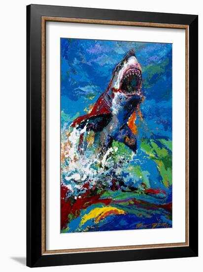 The Lawyer Breeching Great White Shark-Jace D. McTier-Framed Giclee Print