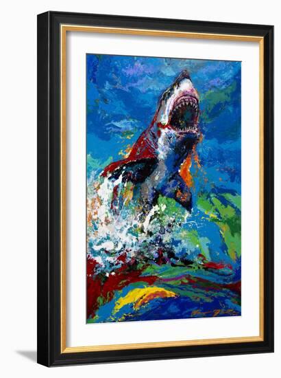 The Lawyer Breeching Great White Shark-Jace D. McTier-Framed Giclee Print