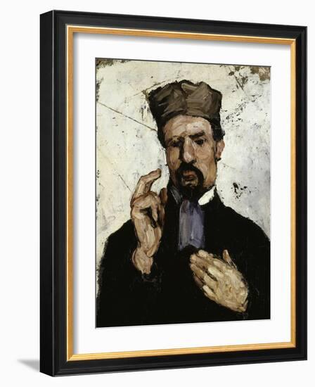 The Lawyer (Portrait of Uncle Dominique), c.1866-Paul Cézanne-Framed Giclee Print