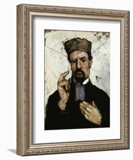 The Lawyer (Portrait of Uncle Dominique), c.1866-Paul Cézanne-Framed Giclee Print