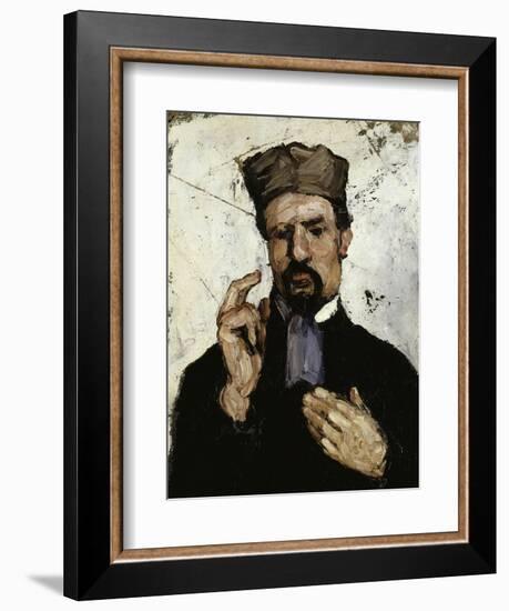 The Lawyer (Portrait of Uncle Dominique), c.1866-Paul Cézanne-Framed Giclee Print