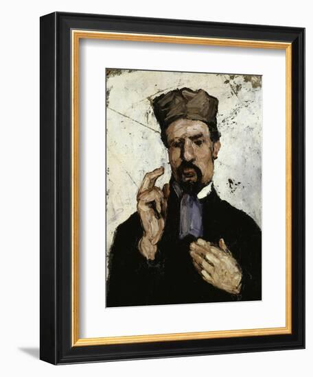 The Lawyer (Portrait of Uncle Dominique), c.1866-Paul Cézanne-Framed Giclee Print