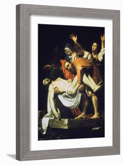 The Laying in the Tomb (The Deposition/The Entombment), 1602-16044-Caravaggio-Framed Giclee Print