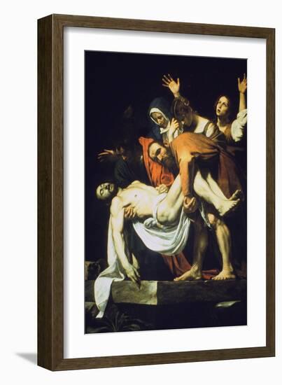 The Laying in the Tomb (The Deposition/The Entombment), 1602-16044-Caravaggio-Framed Giclee Print