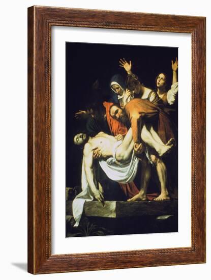 The Laying in the Tomb (The Deposition/The Entombment), 1602-16044-Caravaggio-Framed Giclee Print