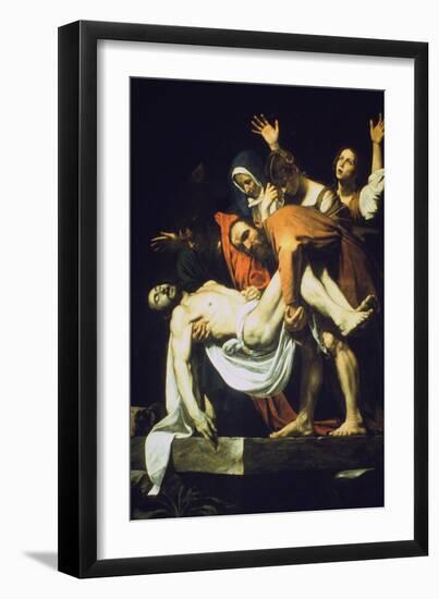 The Laying in the Tomb (The Deposition/The Entombment), 1602-16044-Caravaggio-Framed Giclee Print